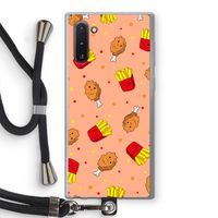 Chicken 'n Fries: Samsung Galaxy Note 10 Transparant Hoesje met koord