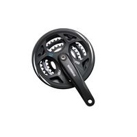 Shimano crankstel altus m311 7/8 speed 48x38x28t 175mm zwart blister