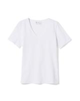 HEMA Dames T-shirt Perfect Comfort Katoen Wit (wit)