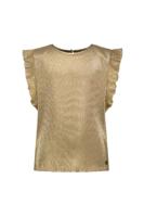 Like Flo zomer top meisjes - goud - rib - Evi