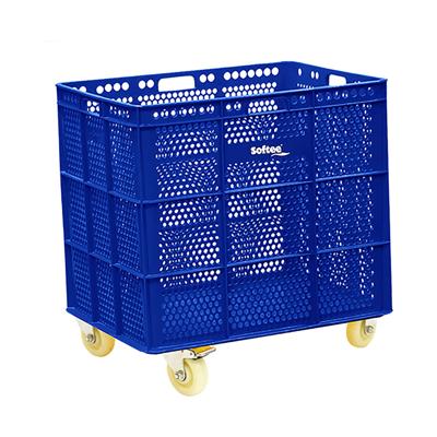 PU BASKET WITH WHEELS
