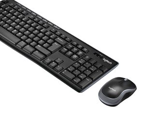 Logitech Wireless Combo MK270 toetsenbord Inclusief muis USB QWERTY Italiaans Zwart