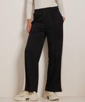 wide fit broek met streepbaan wide fit broek met streepbaan
