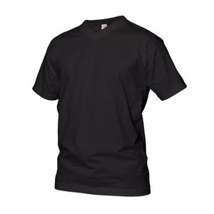 Grote maten t-shirt V-hals 4XL