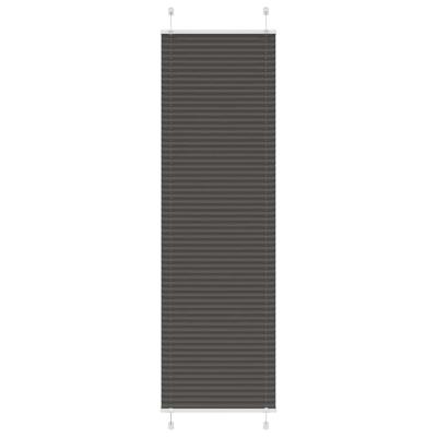 Pliss rolgordijn 65x200 cm stofbreedte 64,4 cm polyester zwart