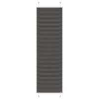 Pliss rolgordijn 65x200 cm stofbreedte 64,4 cm polyester zwart