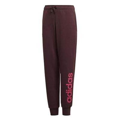 Kindertrainingspak Broek Adidas YG Linear Rood (Maat 14-16 Jaar EU - 170 UK)