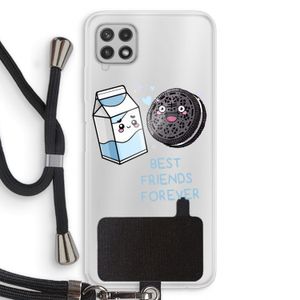 Best Friend Forever: Samsung Galaxy A22 4G Transparant Hoesje met koord