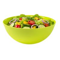 Plasticforte etenswaren Serveerschaal - D26 x H10 cm - kunststof - knalgroen - 2.6 liter