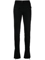 Genny pantalon skinny à bords francs - Noir