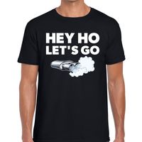 Hey ho lets go festival t-shirt zwart heren