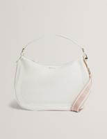 Ted Baker Lyshia Webbing Large Leather Hobo-Ivory