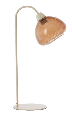 Light & Living Tafellamp 'Bisho' Glas, kleur Bruin