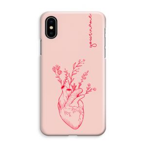 Blooming Heart: iPhone XS Max Volledig Geprint Hoesje