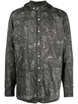 Mostly Heard Rarely Seen chemise à imprimé végétal - Gris