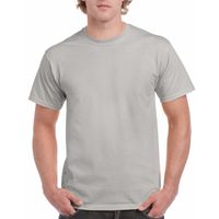 Zinkgrijs katoenen shirt voor volwassenen 2XL (44/56)  - - thumbnail