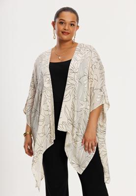 Yoek Kimono RICAMI | Beige | Maat 58/60