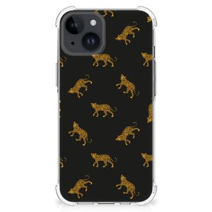 Case Anti-shock voor iPhone 15 Leopards