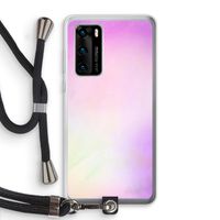 Flow mist pastel: Huawei P40 Transparant Hoesje met koord