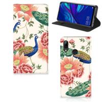 Smartphone hoesje voor Huawei P Smart (2019) Pink Peacock