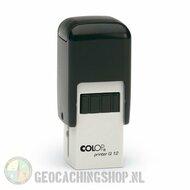 Log stempel - Printer - 12x12 mm - Eigen tekst/logo - met beschermkap Log stempel - Printer - 12x12 mm - Eigen tekst/logo - met beschermkap