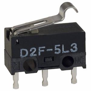 Omron D2F-5L3 Microschakelaar 1x aan/(aan) 1 stuk(s) Bag