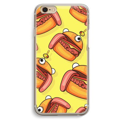 Hamburger: iPhone 6 / 6S Transparant Hoesje