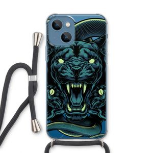 Cougar and Vipers: iPhone 13 Transparant Hoesje met koord