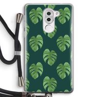 Monstera leaves: Honor 6X Transparant Hoesje met koord