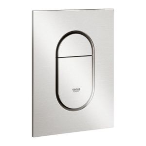 GROHE Arena cosmopolitan 2-knops S-size bedieningsplaat supersteel 37624DC0