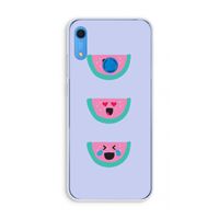 Smiley watermeloen: Huawei Y6s Transparant Hoesje