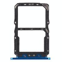 SIM-kaartlade + NM-kaartlade voor Huawei Nova 5 Pro (blauw)