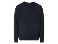 LIVERGY Heren gebreide pullover (L, Marineblauw)