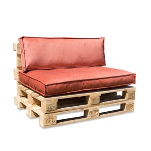 In The Mood Palletkussenset Royal Velvet Peach