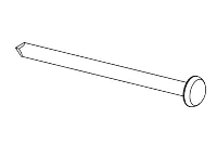 Ellen Tochtstripnagels | Gegalvaniseerd | 1.6x25mm | 55 stuks - 850100050