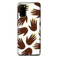 Hands dark: Samsung Galaxy S20 Tough Case