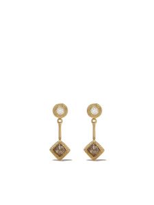 De Beers Jewellers boucles d'oreilles Talisman en or 18ct ornées de diamants