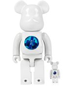 MEDICOM TOY x Public Image figurine BE@RBRICK Limited Chrome 100% + 400% - Blanc