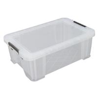 Allstore Opbergbox - 15 liter - Transparant - 47 x 30 x 17 cm - kunststof - met deksel