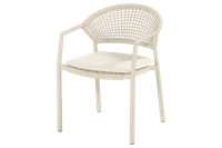 Hartman Taragona stapelbare dining tuinstoel sand