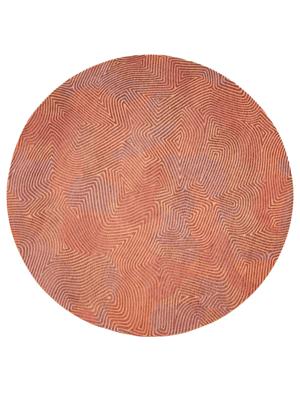 Louis de Poortere - Coral Meditation 9230 Volcano Rond - 240 rond Vloerkleed