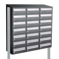 Allux Hive Set 3-Breed, 7-Hoog Met Dak Op Statief Antraciet - 40030065_3x7ds Allux Hive Set 3-Breed, 7-Hoog Met Dak Op Statief Antraciet - 40030065_3x7ds