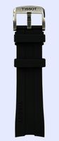 Horlogeband Tissot T0554271705700A / T603034055 Rubber Zwart 23mm