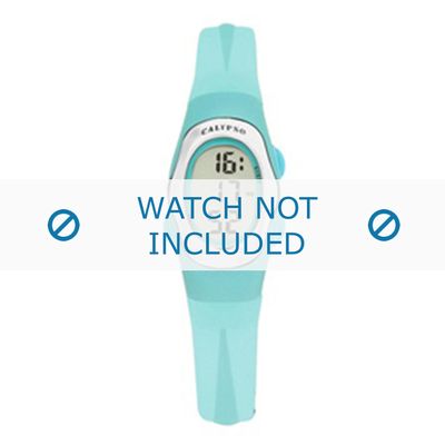 Calypso horlogeband K6018-7 Rubber Turquoise