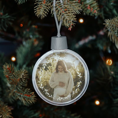 Kerstballen met foto - 8 stuks