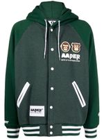 AAPE BY *A BATHING APE® veste bomber à logo appliqué - Vert - thumbnail