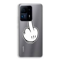 Middle finger white: Xiaomi Mi Mix 4 Transparant Hoesje