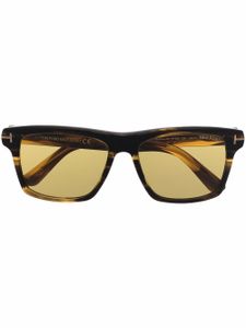 TOM FORD Eyewear lunettes de soleil à monture carrée - Marron