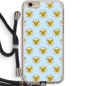 Leeuwenkoppen: iPhone 6 PLUS / 6S PLUS Transparant Hoesje met koord