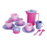 Dantoy koffieset roze, lila 17dlg.